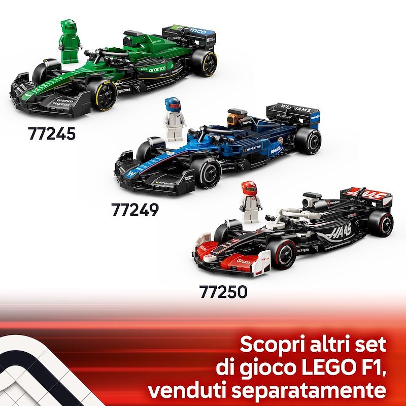 Lego® Speed Champions Auto da corsa KICK Sauber F1 Team C44 77247