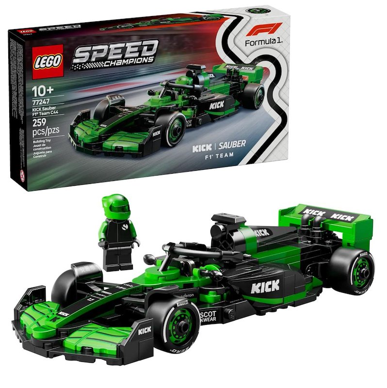 Lego® Speed Champions Auto da corsa KICK Sauber F1 Team C44 77247