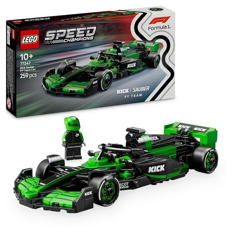 Lego® Speed Champions Auto da corsa KICK Sauber F1 Team C44 77247