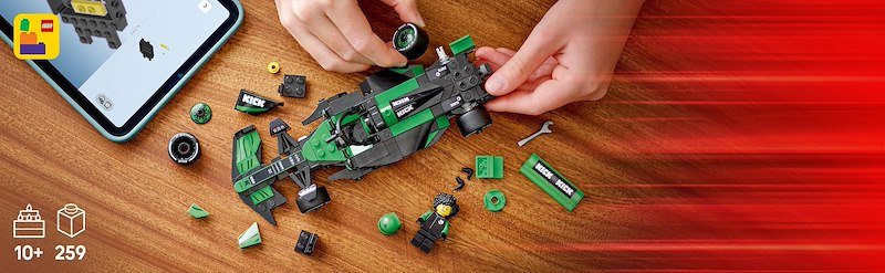 Lego® Speed Champions Auto da corsa KICK Sauber F1 Team C44 77247