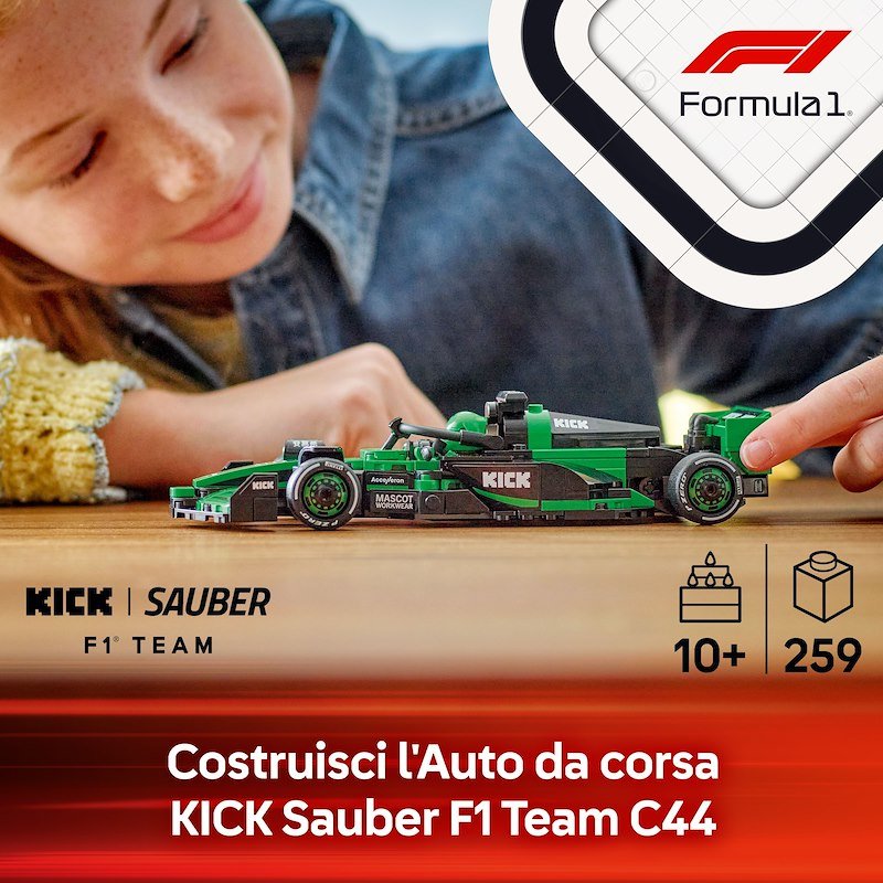 Lego® Speed Champions Auto da corsa KICK Sauber F1 Team C44 77247