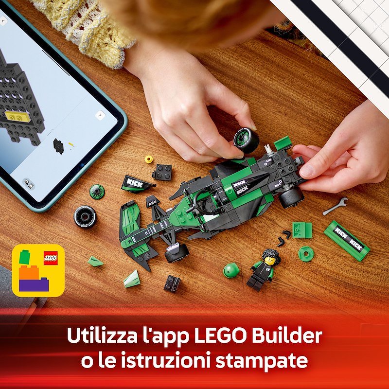 Lego® Speed Champions Auto da corsa KICK Sauber F1 Team C44 77247