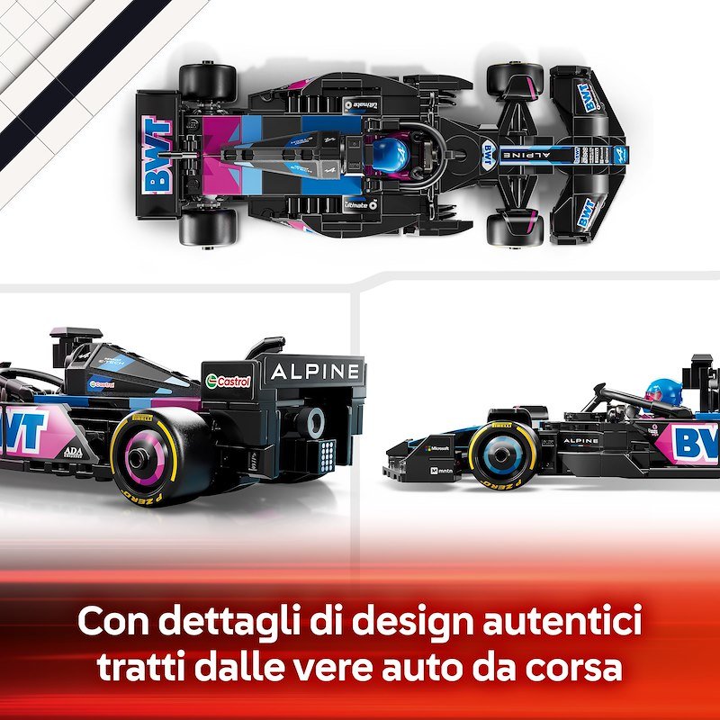 Lego® Speed Champions Auto da corsa BWT Alpine F1® Team A524 77248