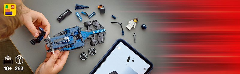 Lego® Speed Champions Auto da corsa F1® Williams Racing FW46 77249