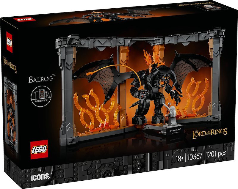 Lego® Il Signore degli Anelli: Book Nook del Balrog™ 10367