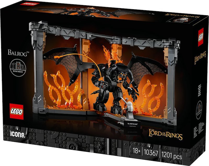 Lego® Il Signore degli Anelli: Book Nook del Balrog™ 10367