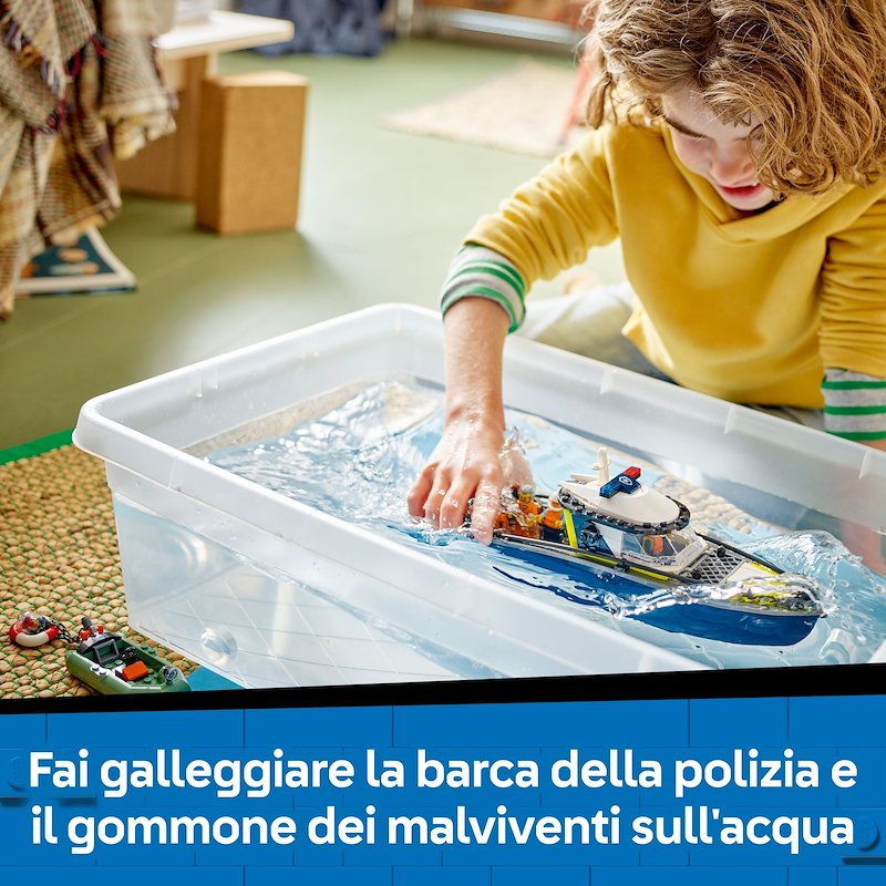 Lego® Inseguimento del motoscafo della Polizia 60456