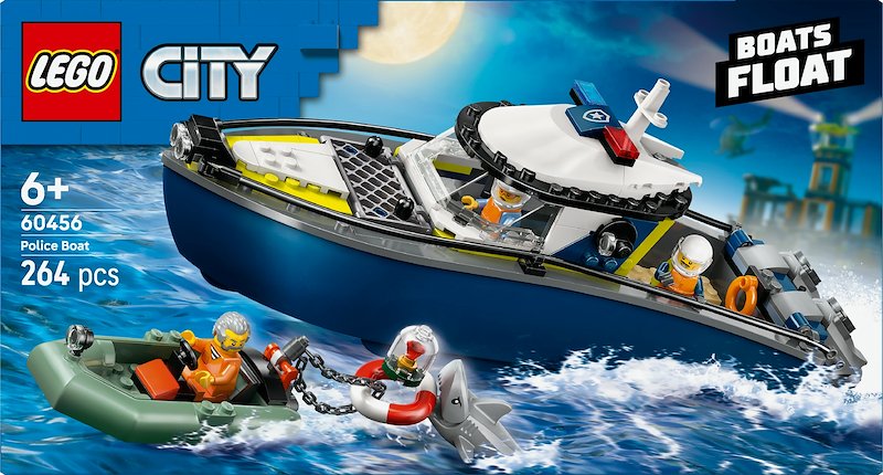 Lego® Inseguimento del motoscafo della Polizia 60456