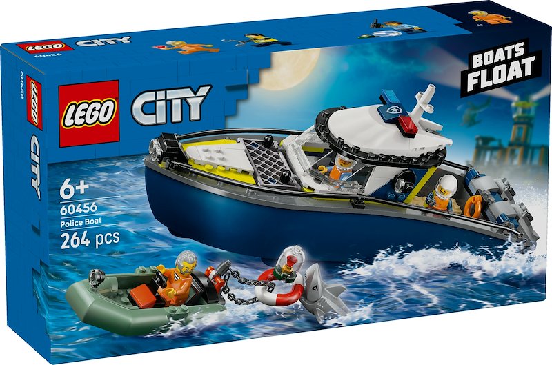Lego® Inseguimento del motoscafo della Polizia 60456