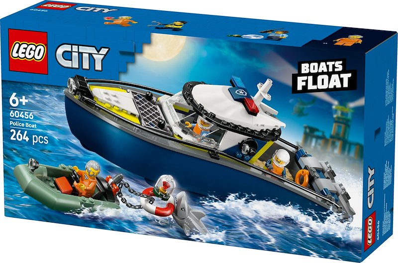 Lego® Inseguimento del motoscafo della Polizia 60456