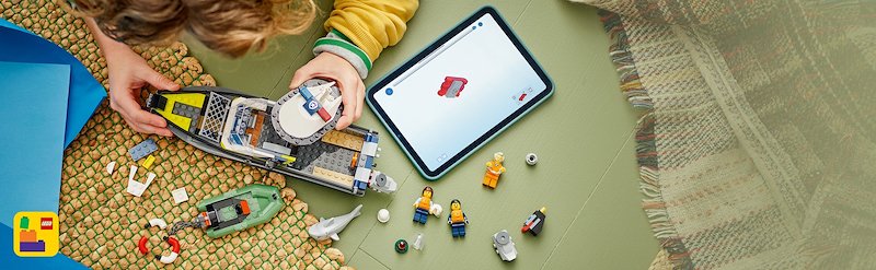 Lego® Inseguimento del motoscafo della Polizia 60456