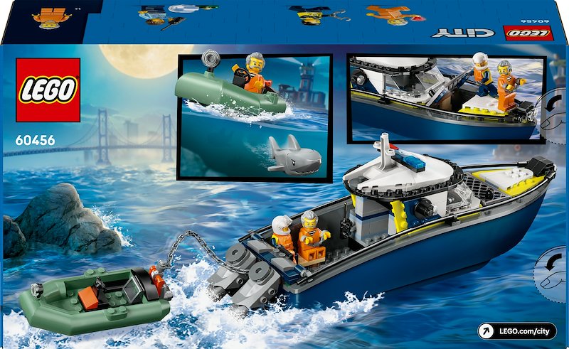 Lego® Inseguimento del motoscafo della Polizia 60456