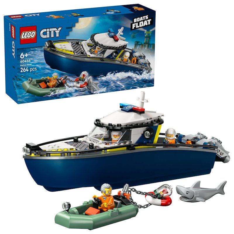 Lego® Inseguimento del motoscafo della Polizia 60456