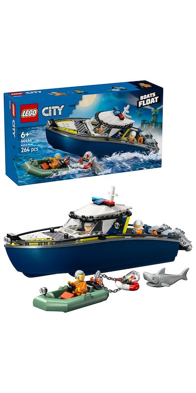 Lego® Inseguimento del motoscafo della Polizia 60456