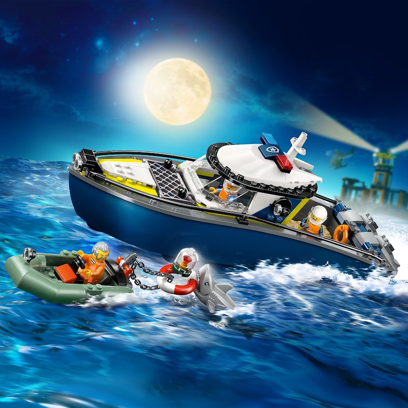 Lego® Inseguimento del motoscafo della Polizia 60456