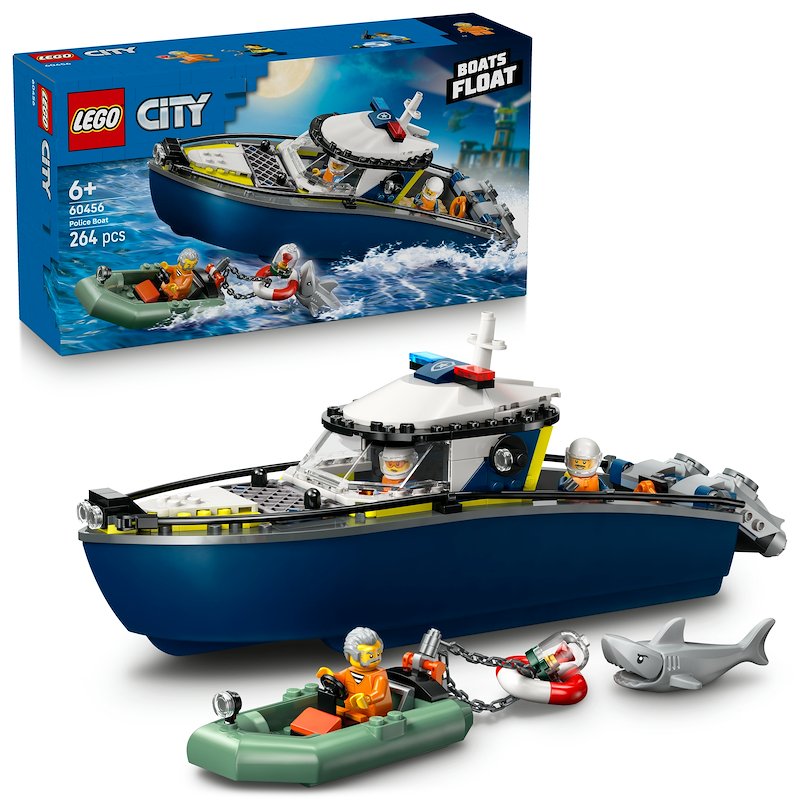Lego® Inseguimento del motoscafo della Polizia 60456