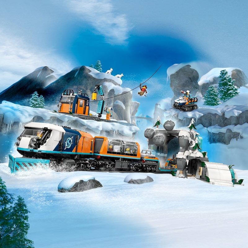 Lego® Treno espresso artico degli esploratori 60470