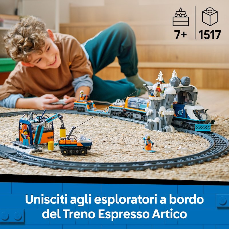 Lego® Treno espresso artico degli esploratori 60470