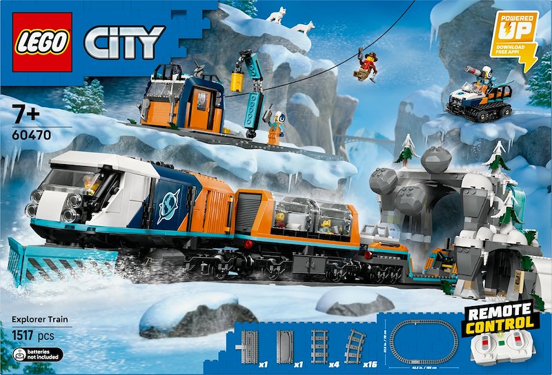 Lego® Treno espresso artico degli esploratori 60470