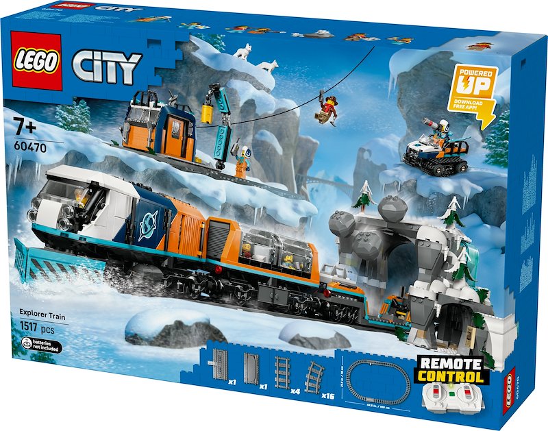 Lego® Treno espresso artico degli esploratori 60470