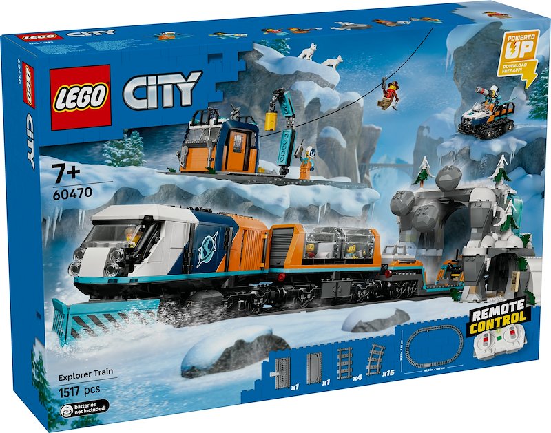 Lego® Treno espresso artico degli esploratori 60470