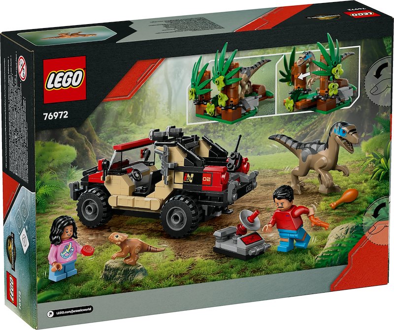 Lego® Fuga dal Raptor sul fuoristrada 76972