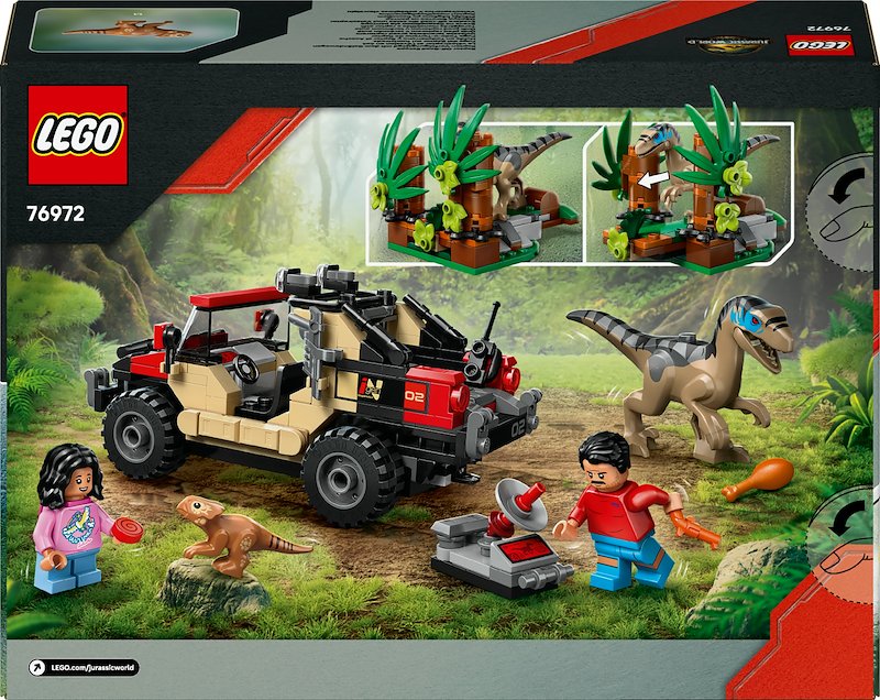 Lego® Fuga dal Raptor sul fuoristrada 76972