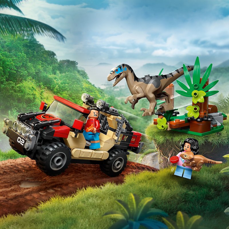 Lego® Fuga dal Raptor sul fuoristrada 76972