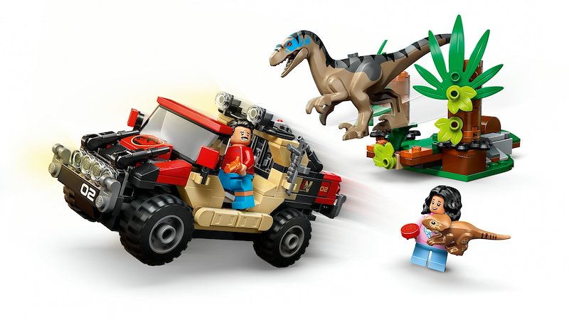 Lego® Fuga dal Raptor sul fuoristrada 76972