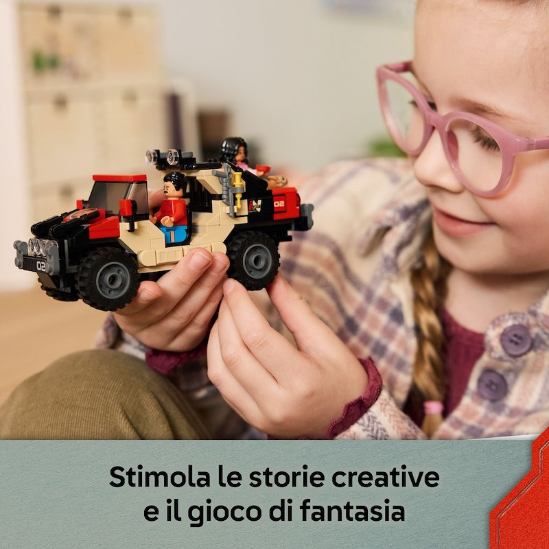 Lego® Fuga dal Raptor sul fuoristrada 76972