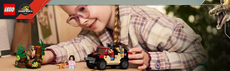 Lego® Fuga dal Raptor sul fuoristrada 76972