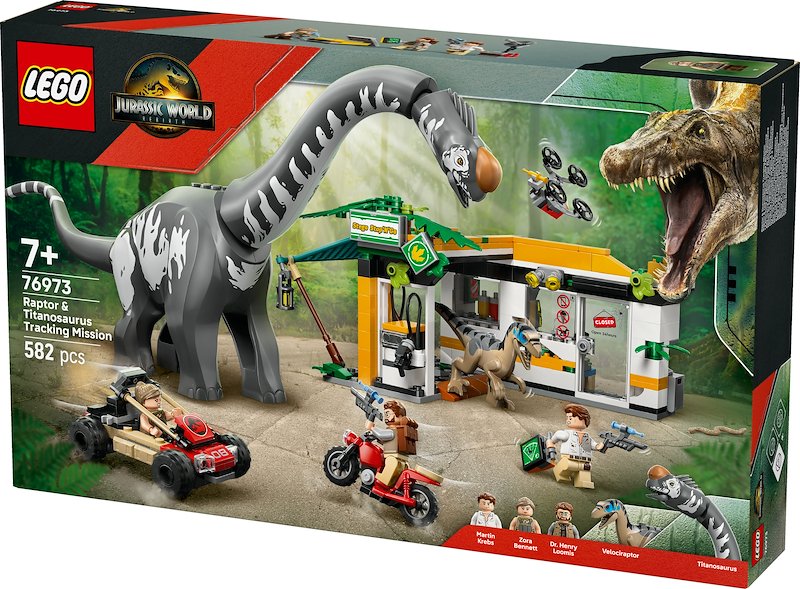Lego® Alla ricerca del Raptor e del Titanosauro 76973