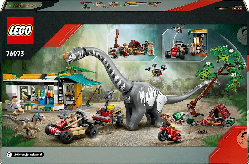 Lego® Alla ricerca del Raptor e del Titanosauro 76973