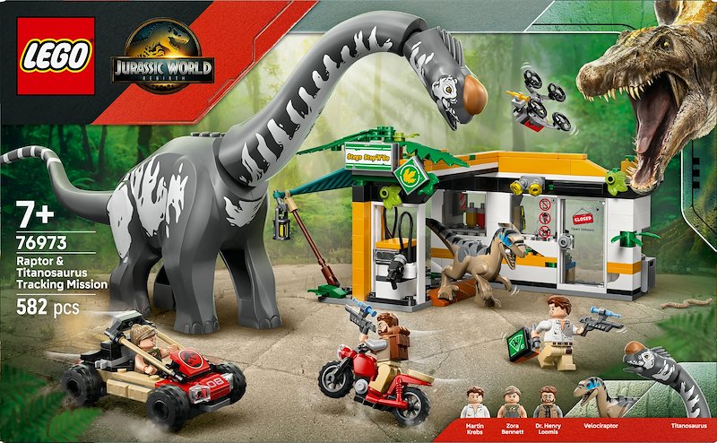 Lego® Alla ricerca del Raptor e del Titanosauro 76973