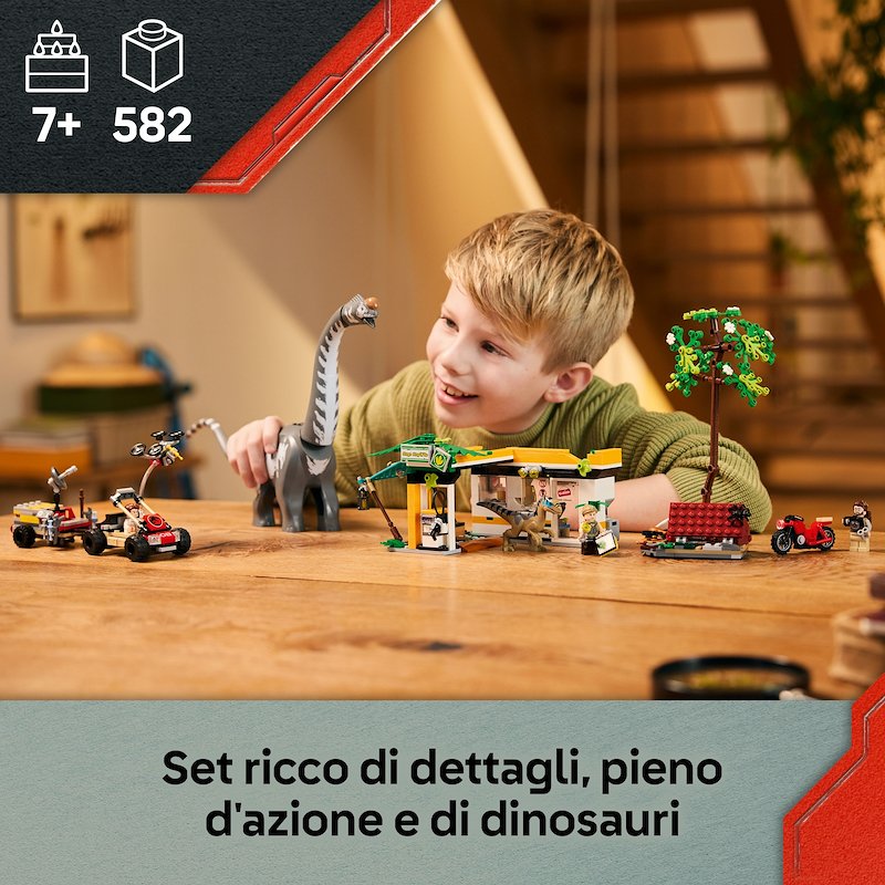 Lego® Alla ricerca del Raptor e del Titanosauro 76973