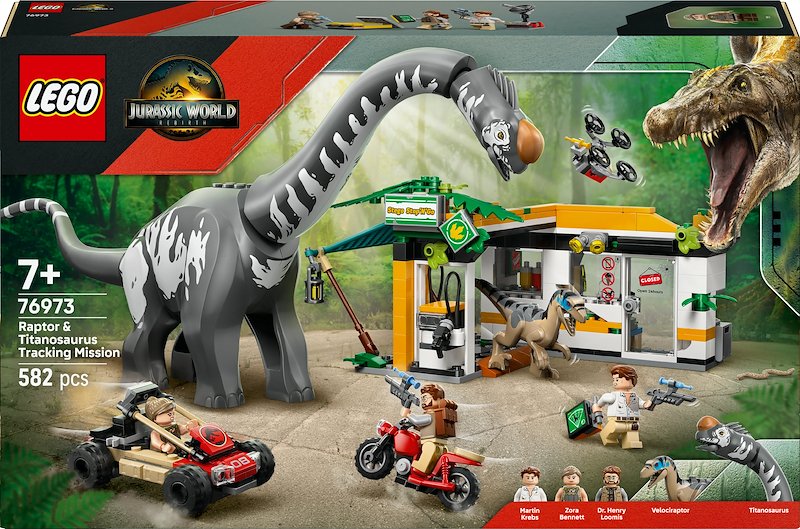 Lego® Alla ricerca del Raptor e del Titanosauro 76973