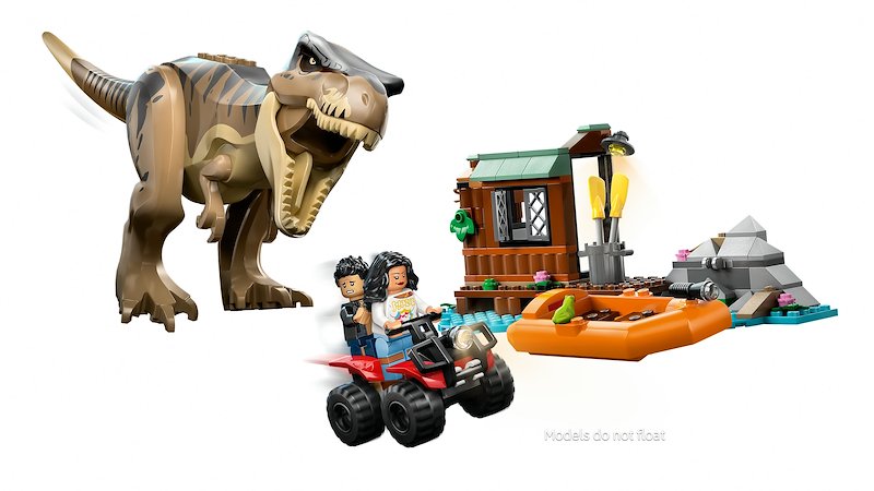 Lego® Fuga sul fiume dal T. rex 76975