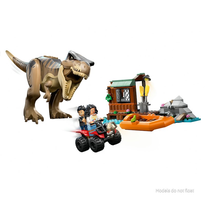 Lego® Fuga sul fiume dal T. rex 76975