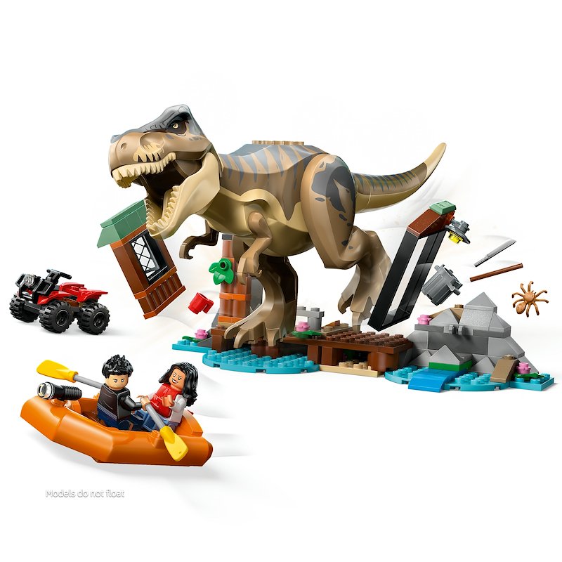 Lego® Fuga sul fiume dal T. rex 76975