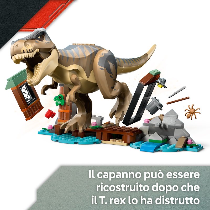 Lego® Fuga sul fiume dal T. rex 76975