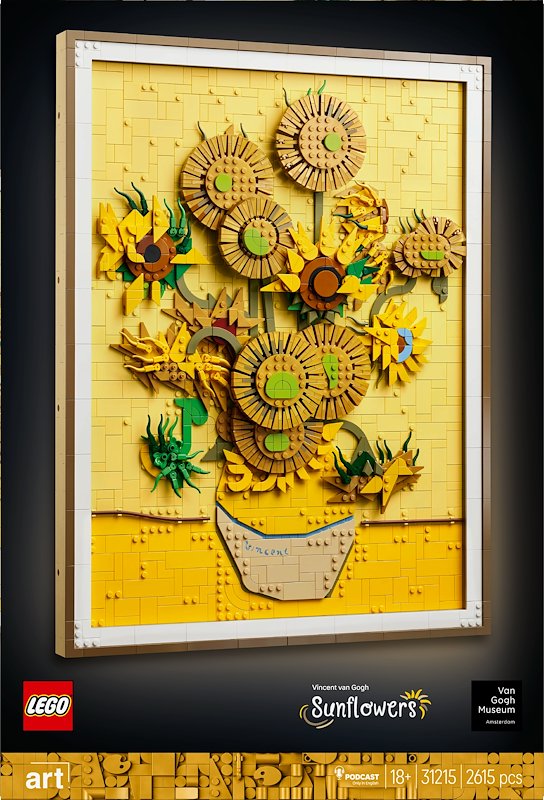 Lego Art Vincent van Gogh – Girasoli 31215