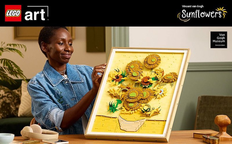 Lego Art Vincent van Gogh – Girasoli 31215