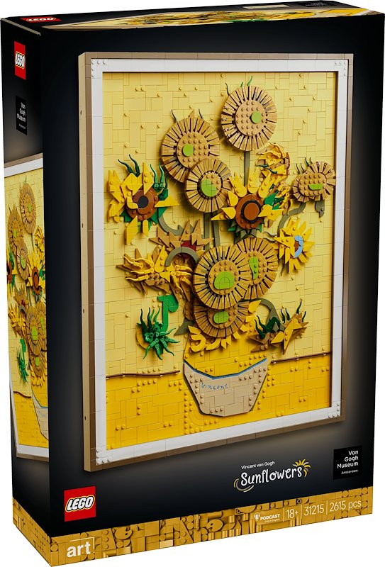 Lego Art Vincent van Gogh – Girasoli 31215