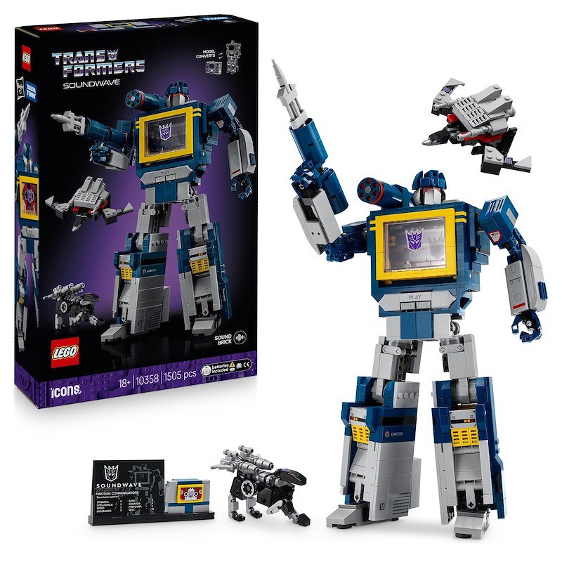 Lego TRANSFORMERS:SOUNDWAVE 10358