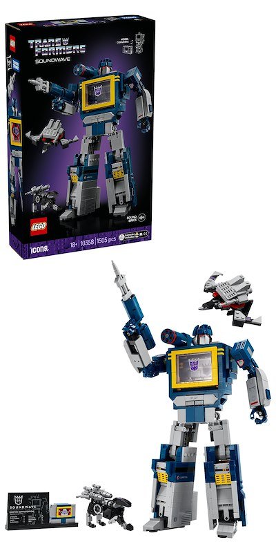 Lego TRANSFORMERS:SOUNDWAVE 10358