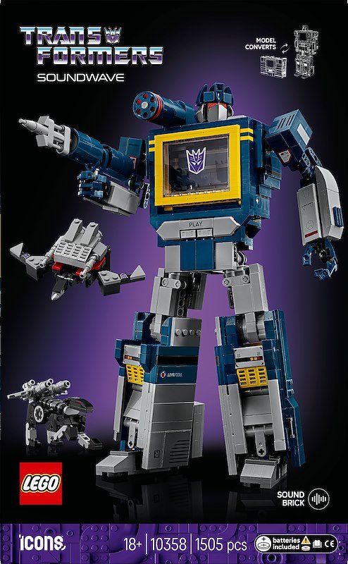 Lego TRANSFORMERS:SOUNDWAVE 10358