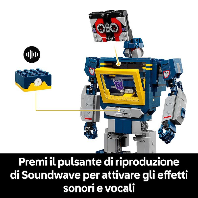 Lego TRANSFORMERS:SOUNDWAVE 10358