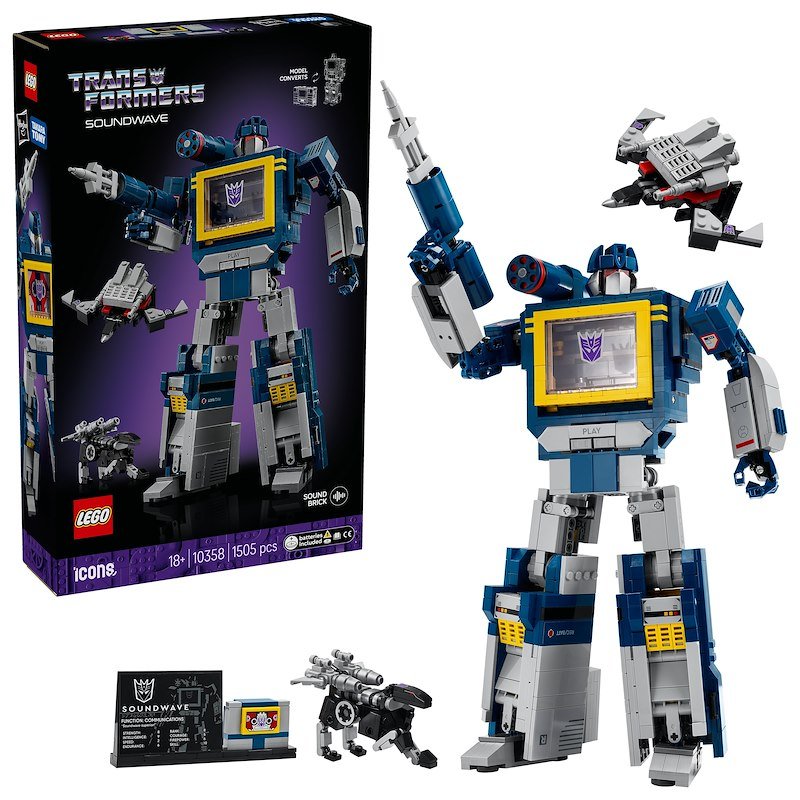 Lego TRANSFORMERS:SOUNDWAVE 10358
