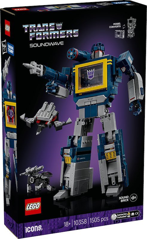 Lego TRANSFORMERS:SOUNDWAVE 10358