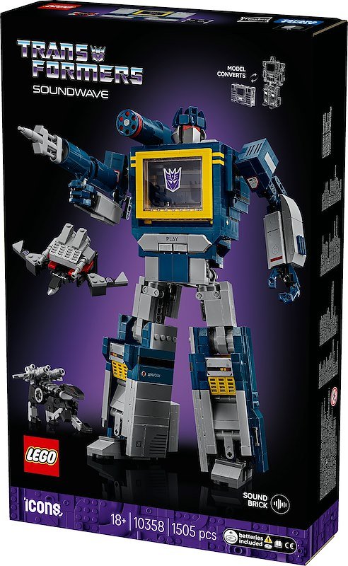 Lego TRANSFORMERS:SOUNDWAVE 10358